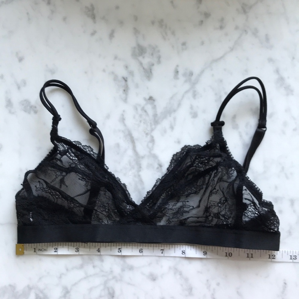 Gap Body black lace bralette